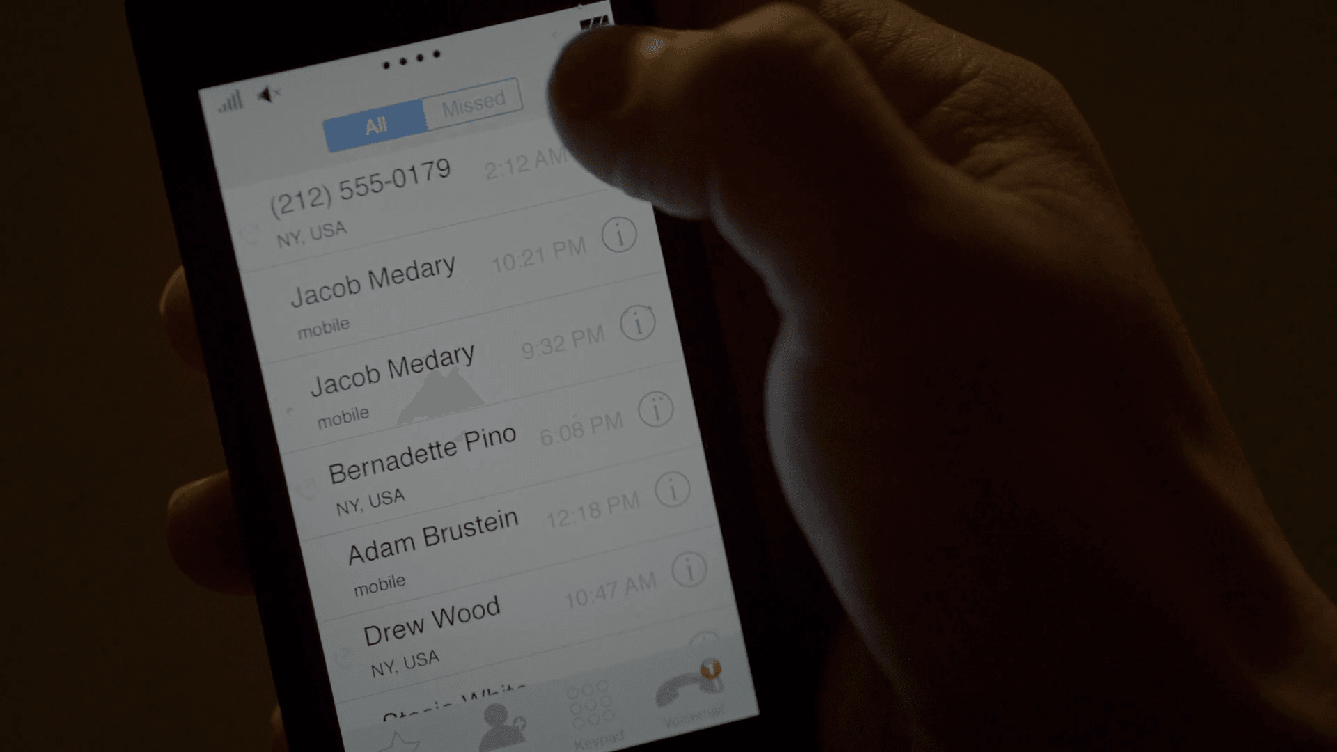 mr robot call log